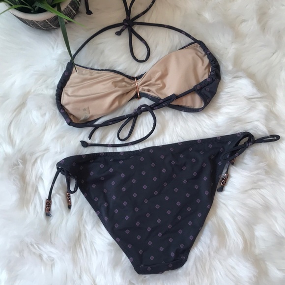 Victoria’s Secret Printed Bikini S top, M bottom - Picture 6 of 8